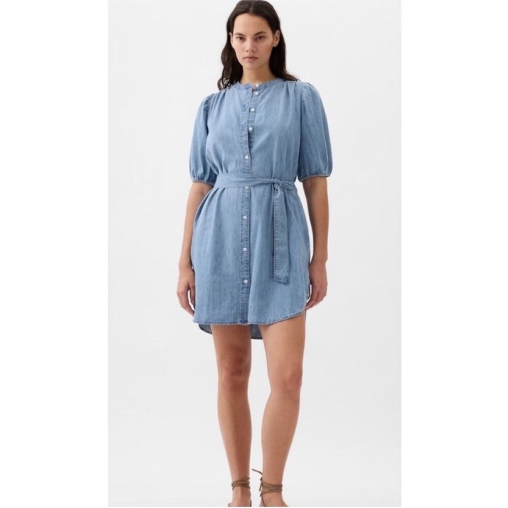 GAP Light Blue Denim Mini Dress
